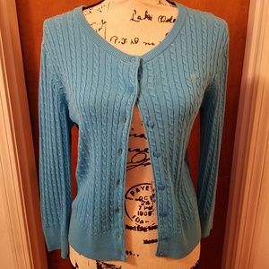 Blue Ribbed Lilly Pulitzer Cardigan